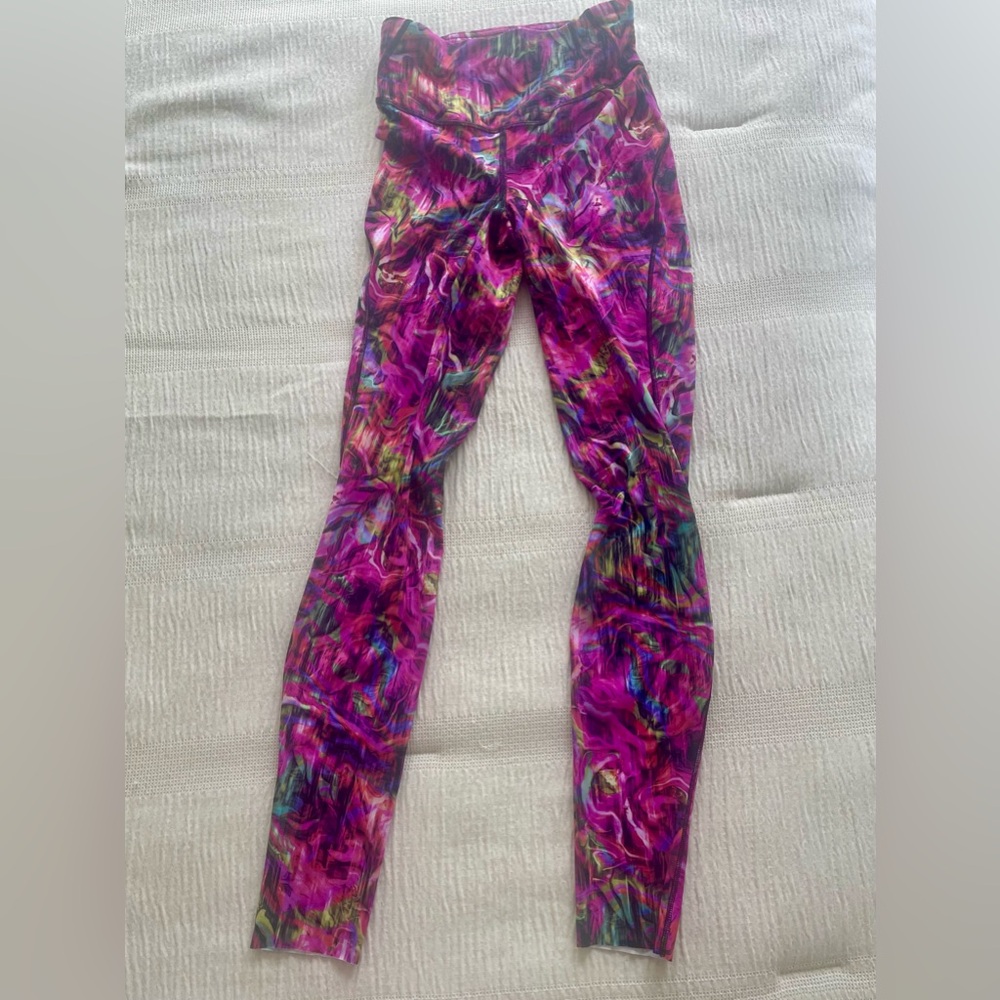Lululemon Athletica Pink and Purple Leggings